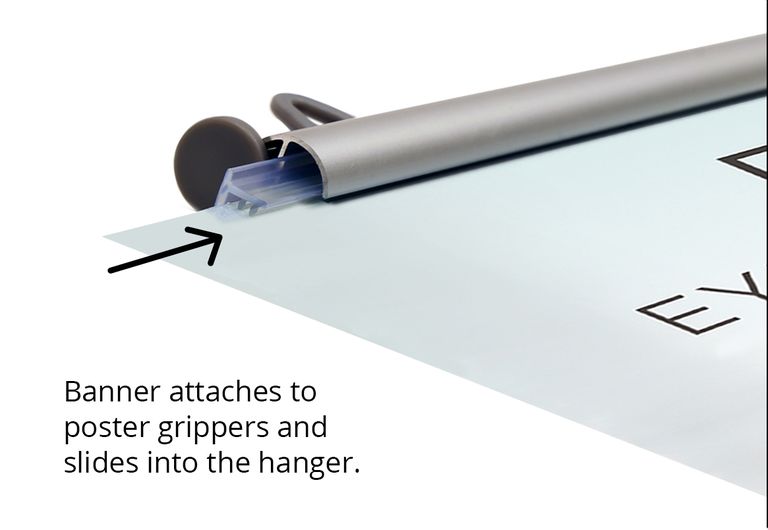 Slide in Poster rail Slide in Poster rail