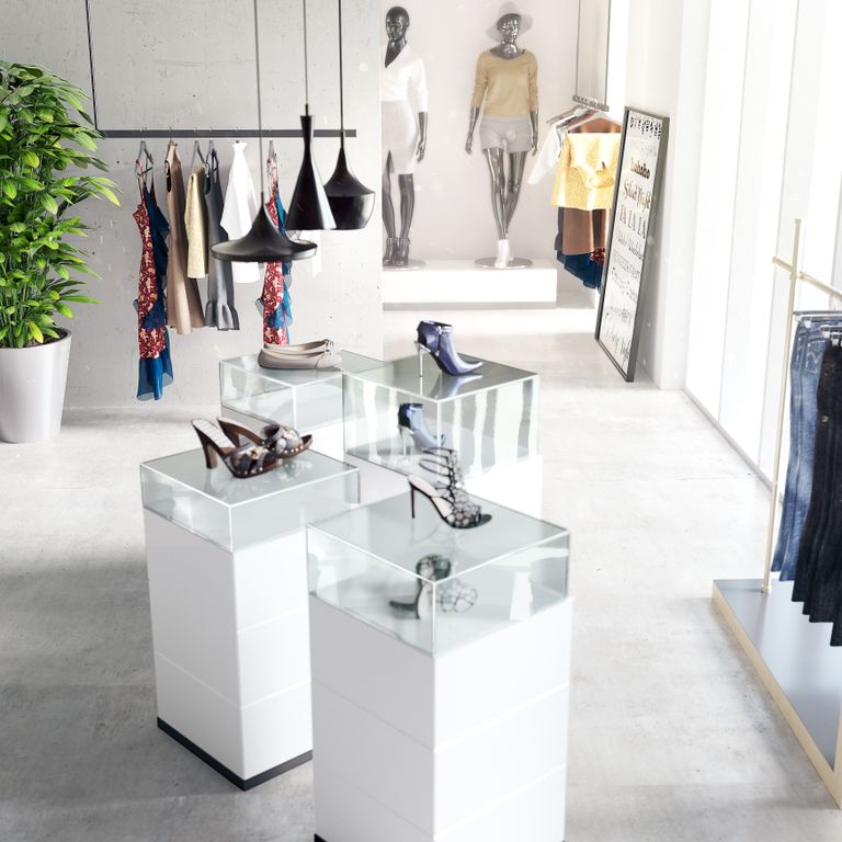 Easy Cubes shoe display Easy Cubes shoe display