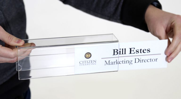 CubicleNameTagHolder CubicleNametagHolder