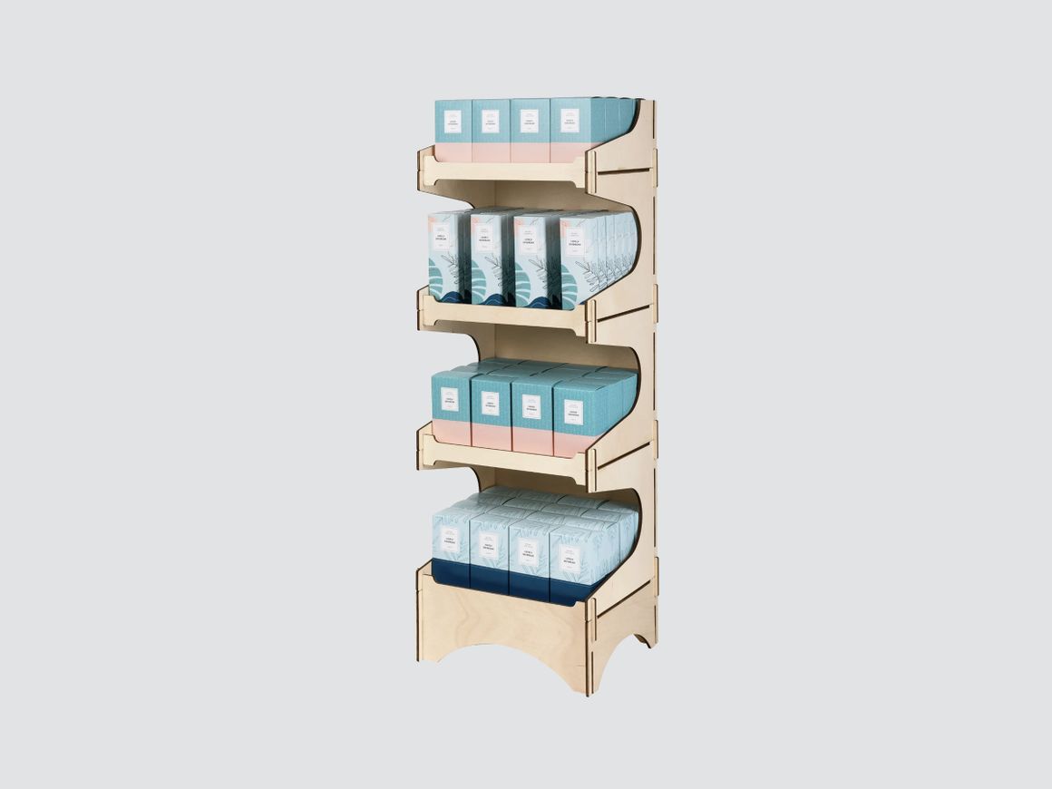 Wooden Shelf Display