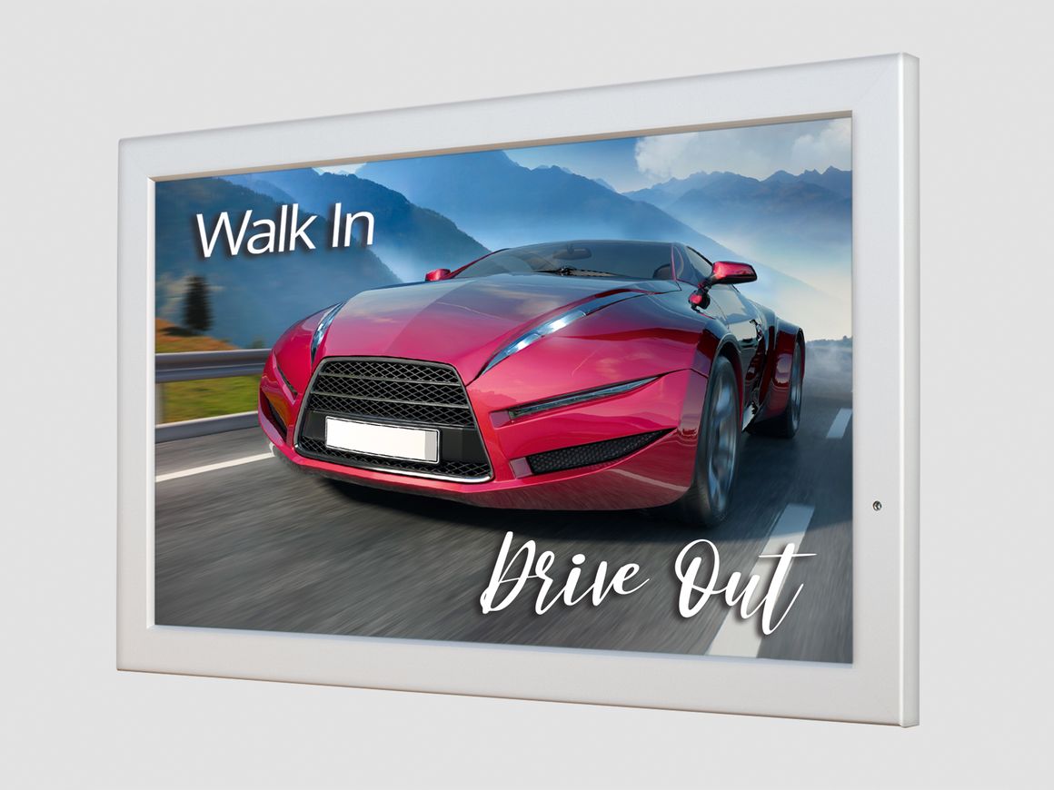 Outdoor Banner Frame