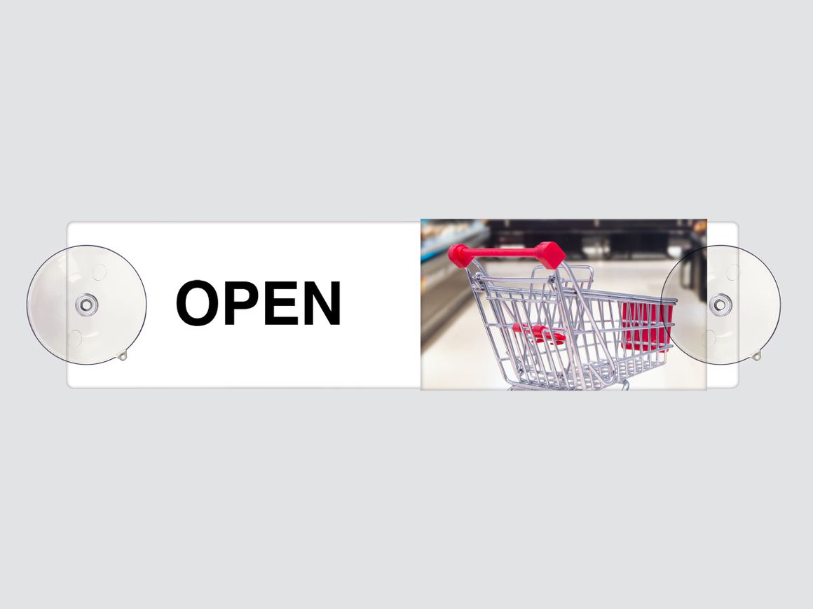 Open Closed Door Sign