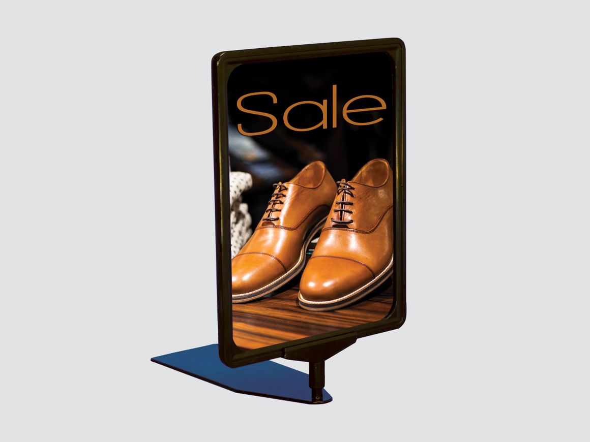 Shovel Base Sign Holder