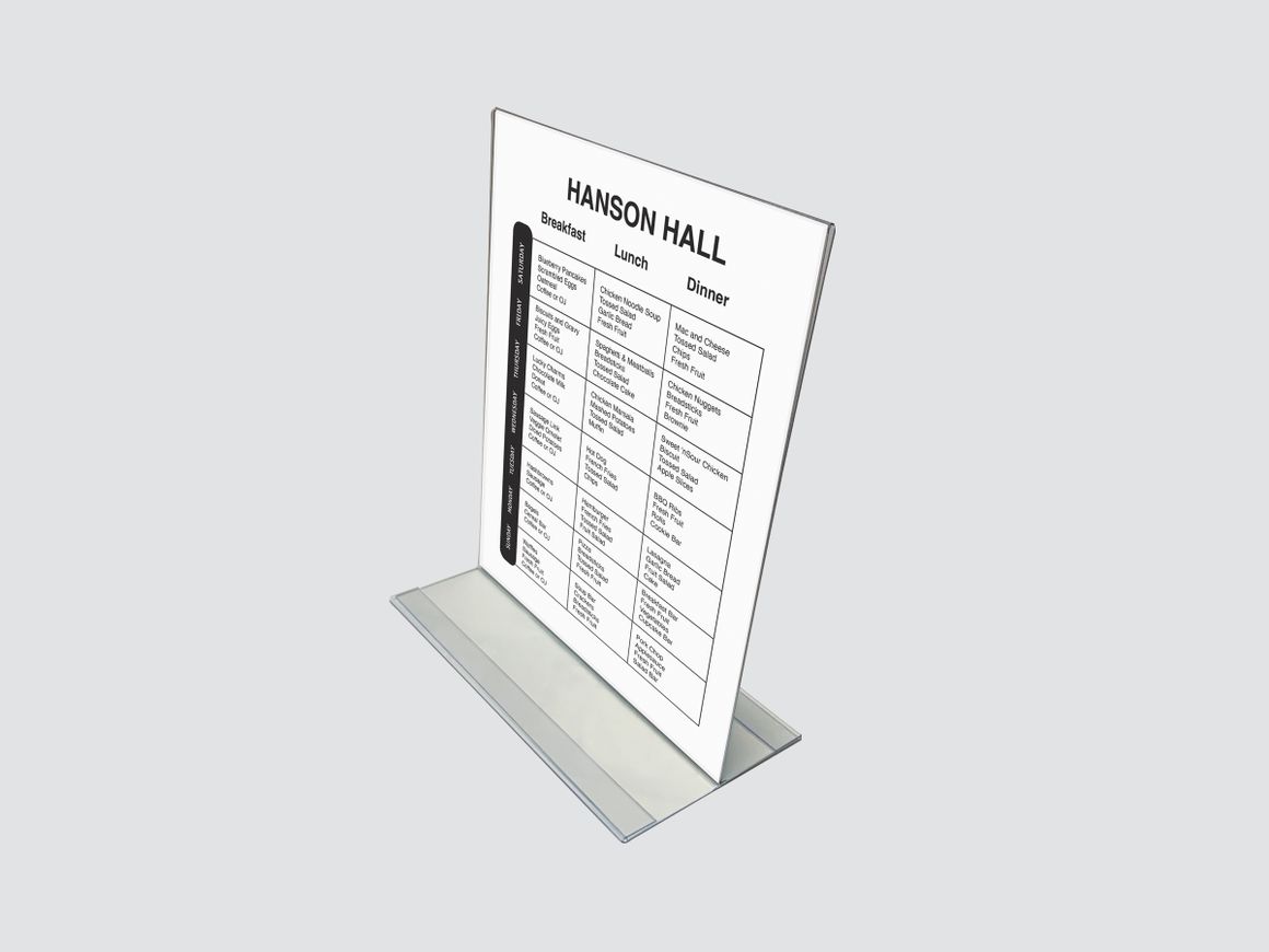 Countertop Sign Stand