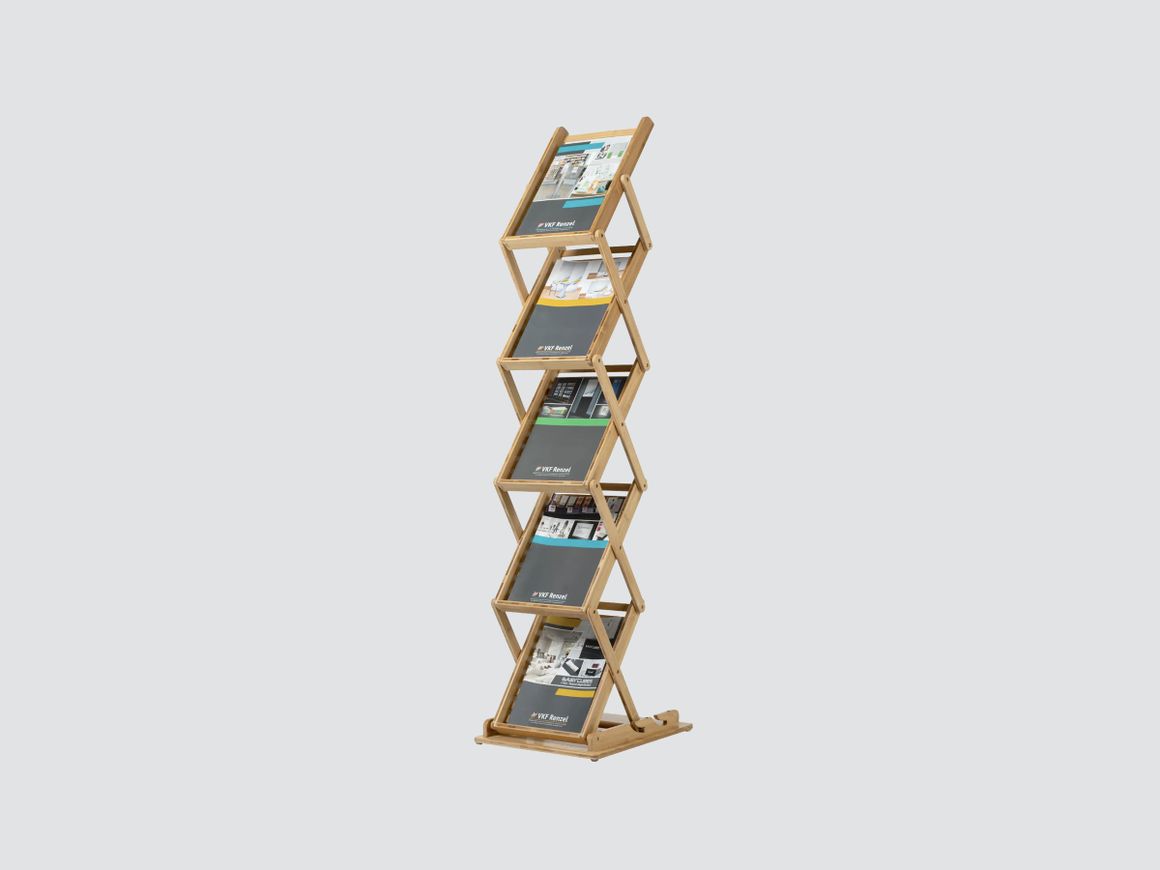 Freestanding Literature Rack