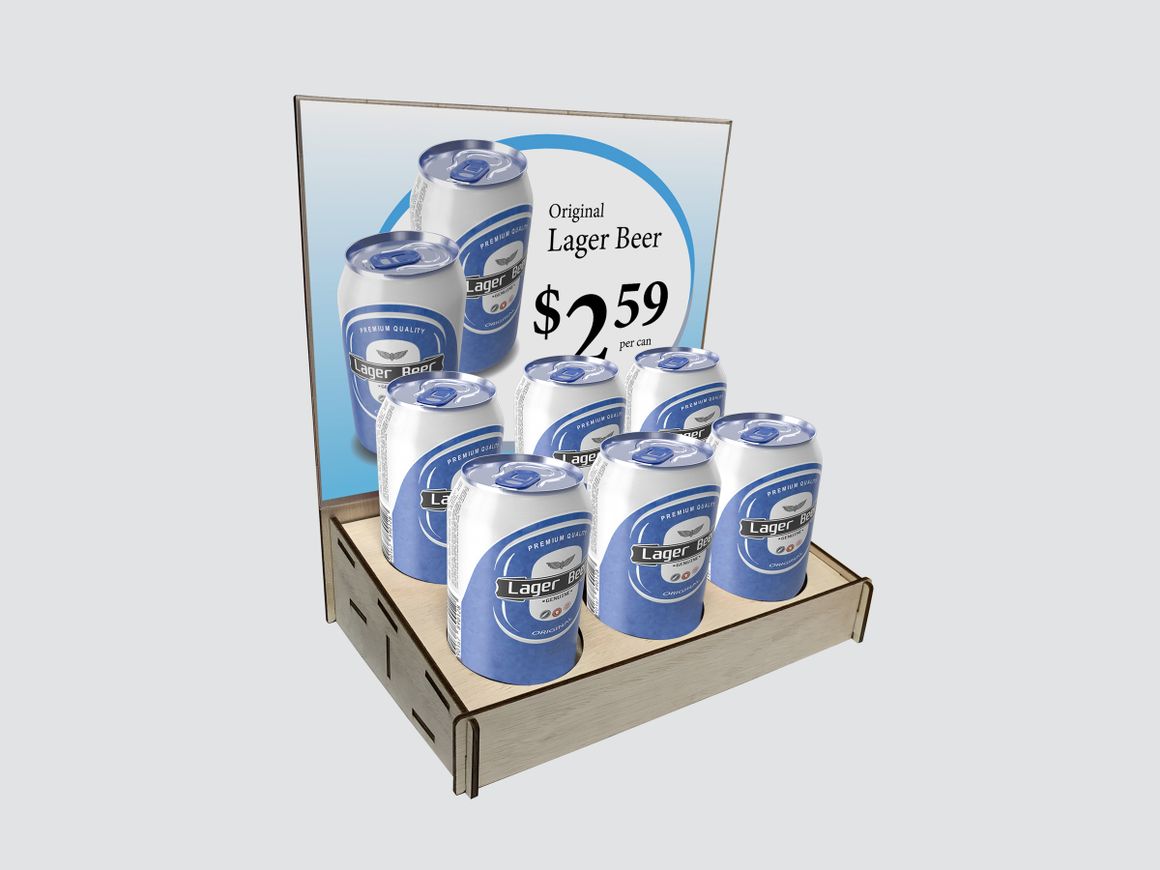 Wooden Can Holder