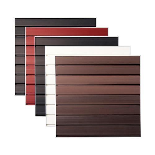 Slatwall Panels, Wall Mounted Slat Walls, Five Colors to Choose From