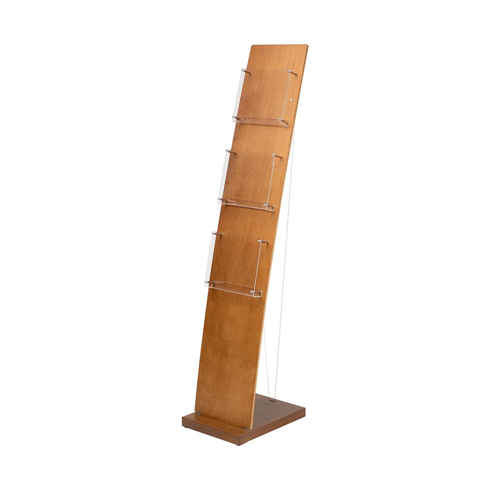 Wooden Letterhead Brochure Stand | For 8.5