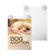 Acrylic Poster Display with Suction Cups