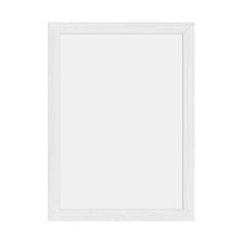 Chalk Board White With Wooden Frame