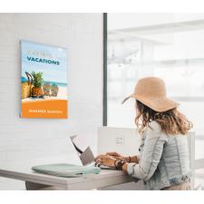 Wall Mounted Poster Rail System