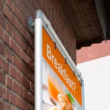 Aluminum Banner Frame Wall System