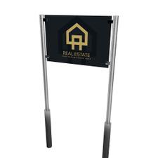 Twin 42 Series Inox Sign Stand