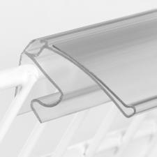 Series BE/M Shelf Edge Strip, 1" Ticket Height