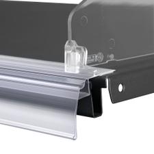 Series DBR Hinged Shelf Edge Strip with Front Divider Rail