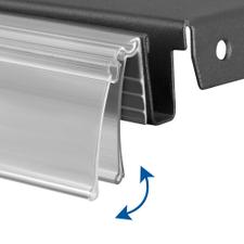 Series WLK Hinged Shelf Edge Strip