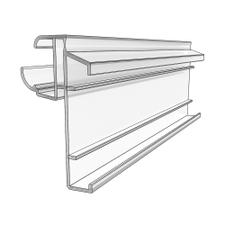 Hinged Mounting Rail for Displaydata Digital Price Tags