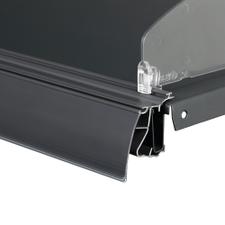 Shelf Edge Strip Series LS with Front Divider Rail