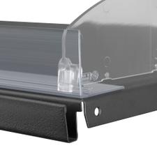 Shelf Divider Rail with Front Stopper