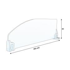 Series SR Curved Shelf Divider Without Stopper