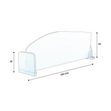 Series SR Curved Shelf Divider With Stopper