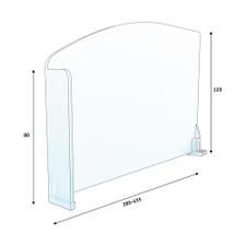 Series SR Curved Shelf Divider With Stopper