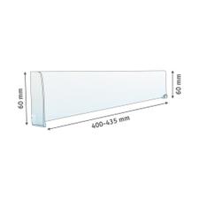 Series MP Straight Shelf Divider With Product Stopper