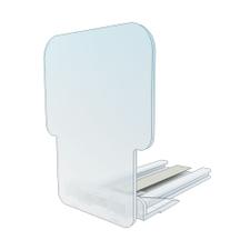 Series VI Wide Shelf Pusher With Tall Stopper