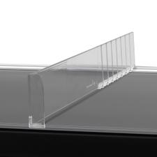 Series MP Straight Shelf Divider With Stopper, With Break Points