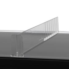 Series MP Striaght Shelf Divider With Stopper, With Break Points