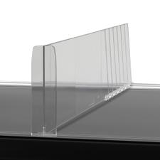 Series MP Striaght Shelf Divider With Stopper, With Break Points