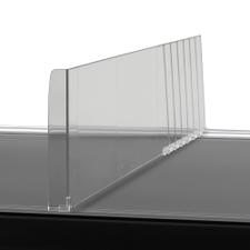Series MP Straight Shelf Divider With Stopper, With Break Points