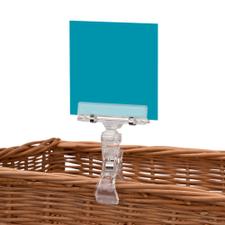Price Card Holder With Adjustable Clamp