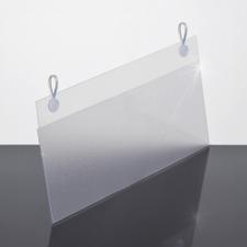 Folded PVC Sign Holder with Clip