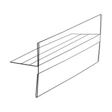 Center Mount Shelf Sign Cover