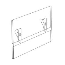 Sign Holder for Vertical Panels - 5.5 x 3.5