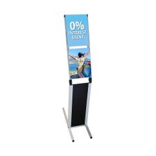 Construct Series Floor Sign Stand With Two Pockets