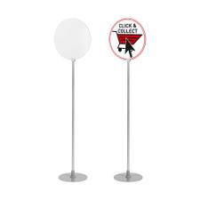 Como Series Circle Shaped Sign Stand