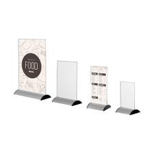 Menu Card Holder with Aluminum Stand