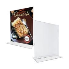 Acrylic T-Shaped Menu Card Holder