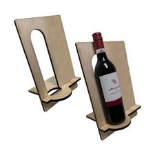 Wooden Bottle Stand