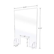 Counter Sneeze Guard