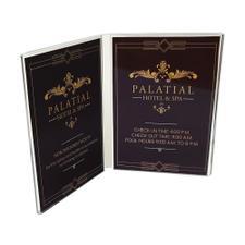 Double Panel Acrylic Sign Holder