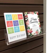 Acrylic Slatwall Greeting Card Display