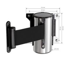 Wall-Mounted Retractable Barrier Tape