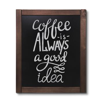 Natura Vintage Series Chalkboard with Wooden Frame