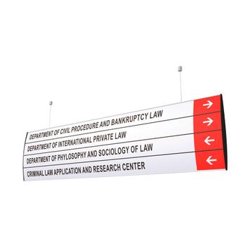 Pisa Series Ceiling Hanging Sign
