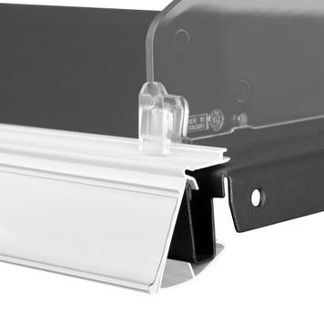 Series LSP Shelf Edge Strip With Front Divider Rail