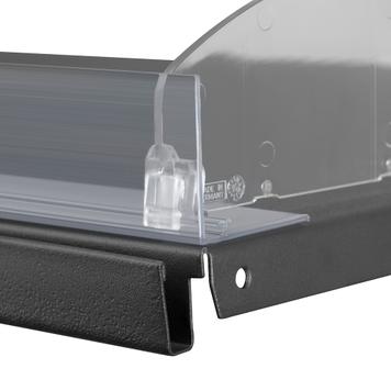 Shelf Divider Rail with Front Stopper