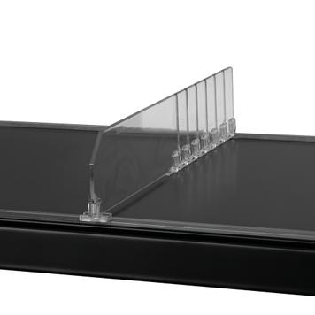 Series MR Curved Shelf Divider With Break Points